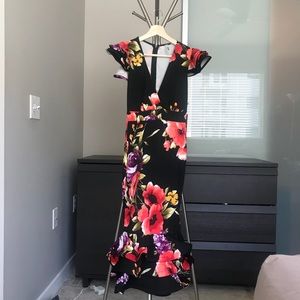 NWT Forever21 ETA Floral Mermaid Dress